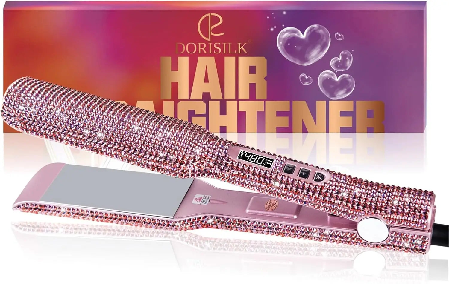 Crystal Shine Titanium Flat Iron