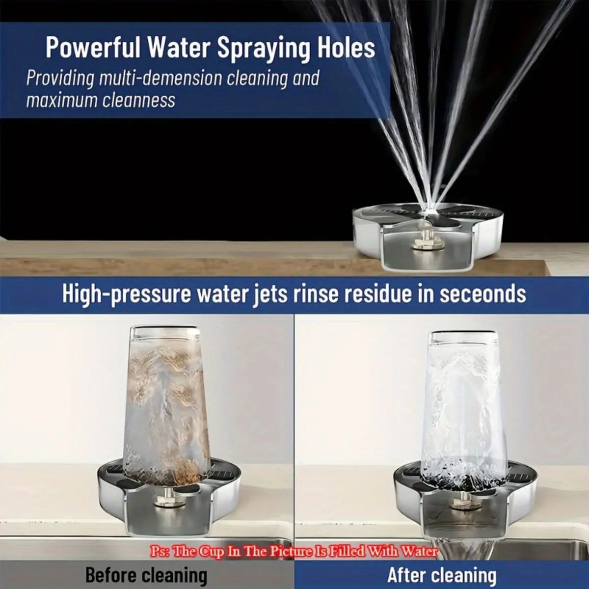 SparkleSink Stainless Bottle Washer Tool