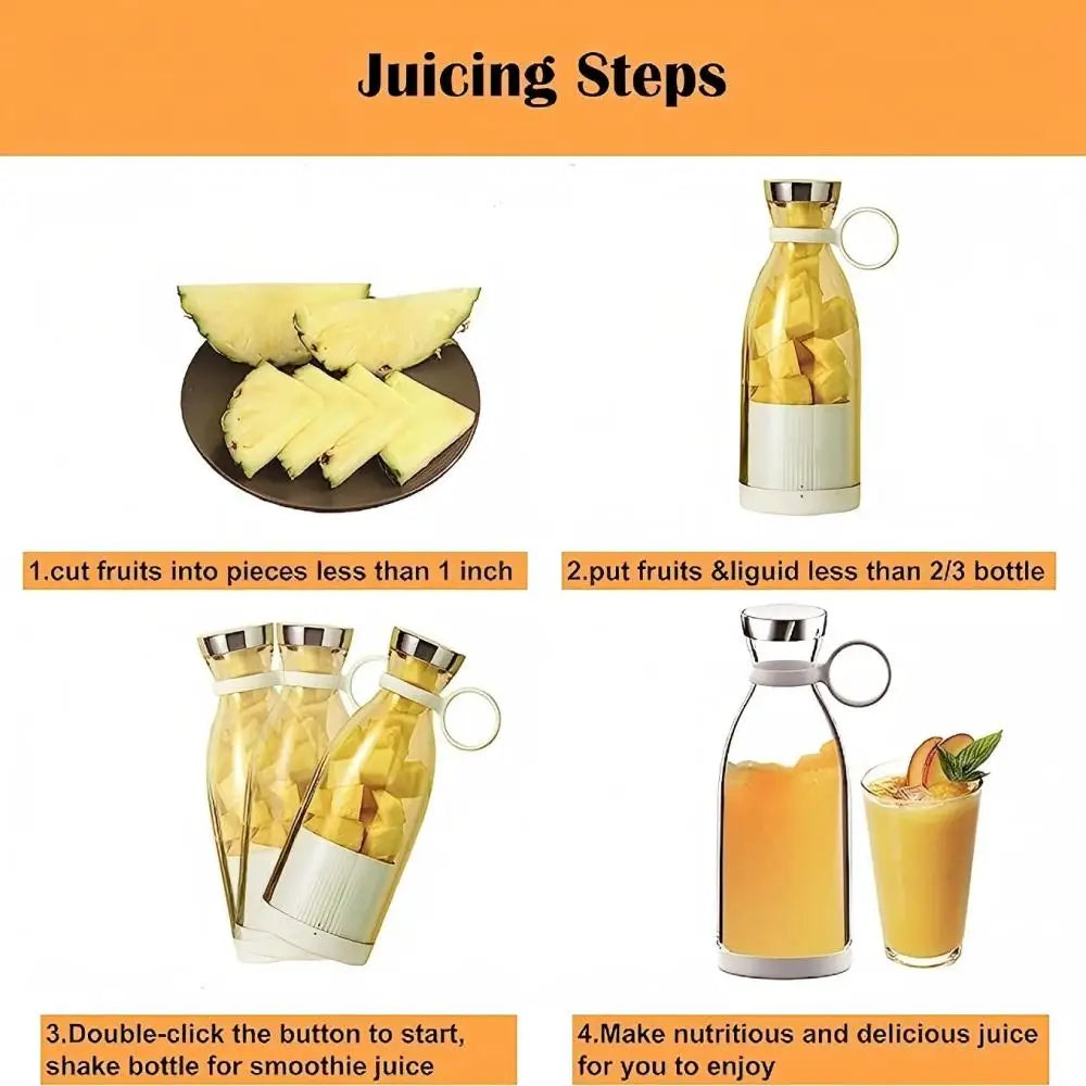 PowerSip Portable Fruit Juice Blender