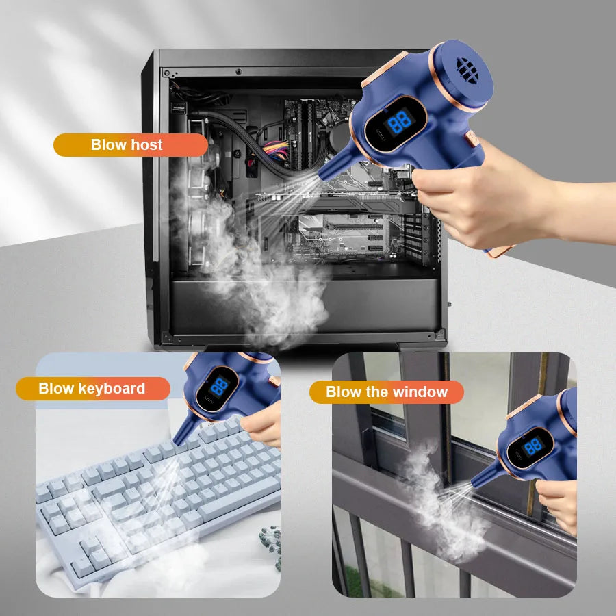 PowerClean Pro Mini Car Vacuum