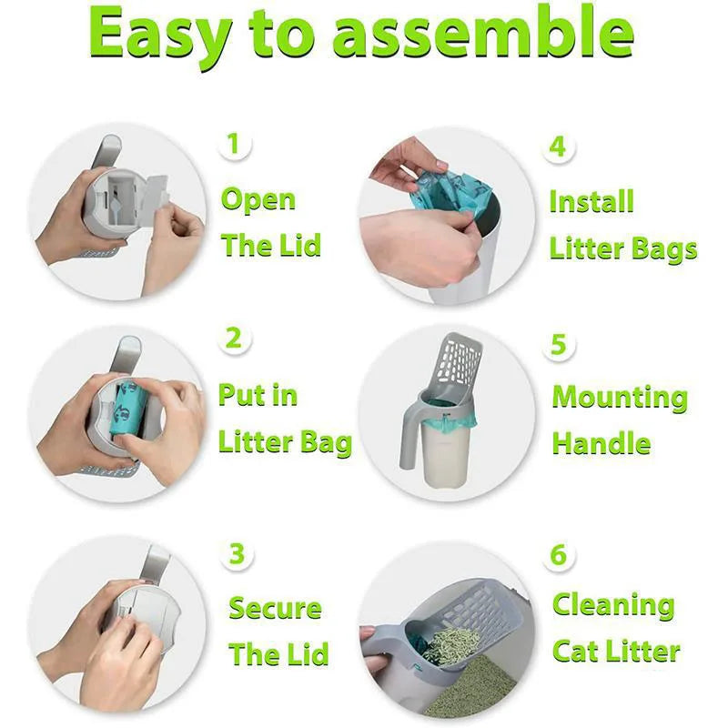 QuickClean Cat Litter Scoop