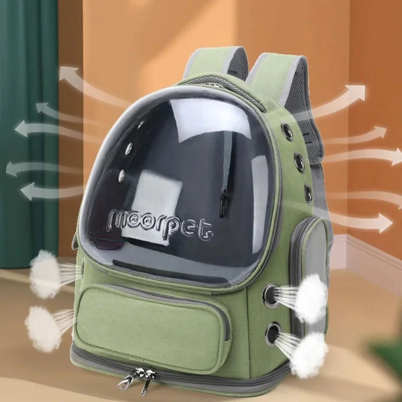 Rugged Pet Travel Backpack Carrier